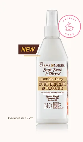 BUTTER BLEND & FLAXSEED Double Duty Curl Definer & Booster