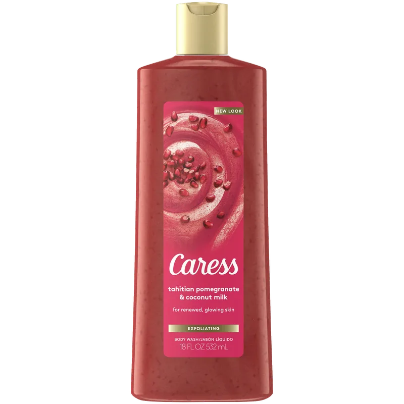 Exfoliating Body Wash, Tahitian Pomegranate & Coconut Milk