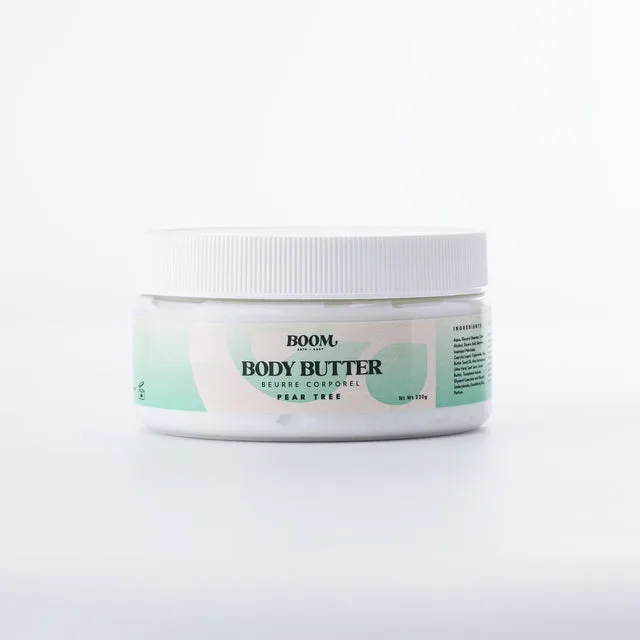 Boom Bath and Body Body Butter, Pear Tree