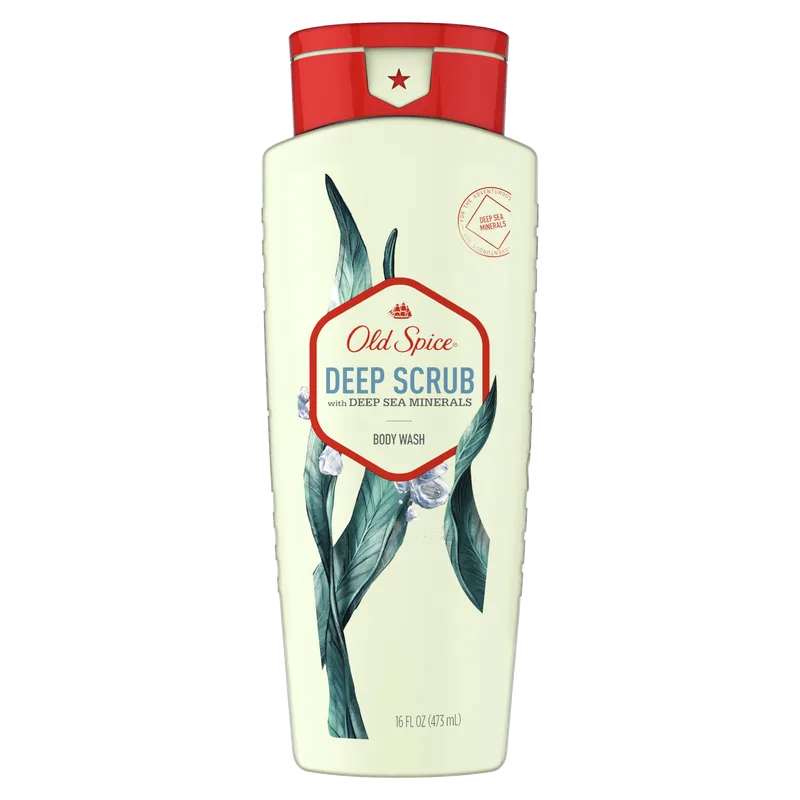 Old Spic Body Wash, Deep Scrub (2020 formulation)