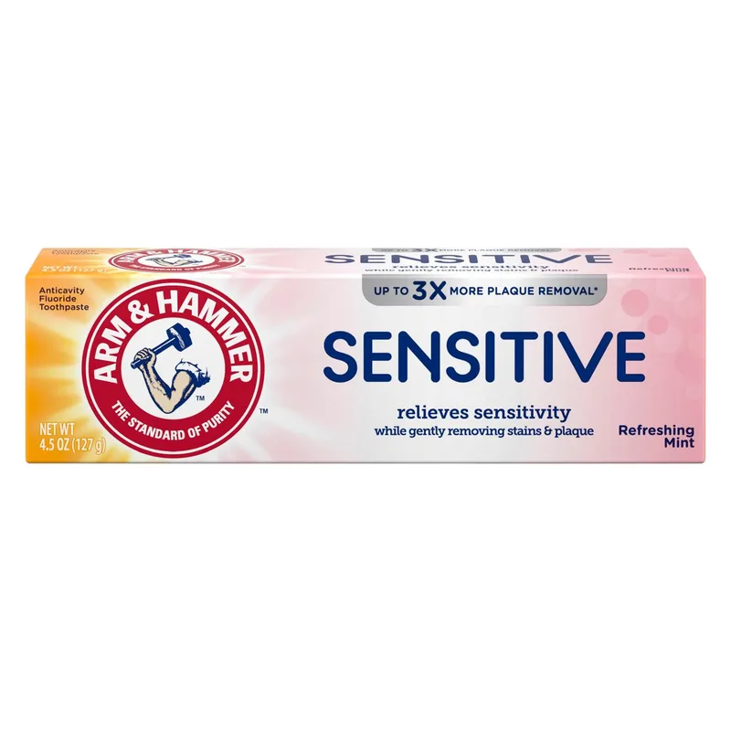 Sensitive Anticavity Fluoride Toothpaste, Refreshing Mint