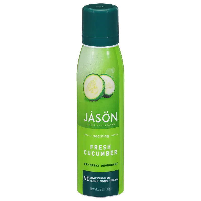 Dry Spray Deodorant, Fresh Cucumber (2018 formulation)