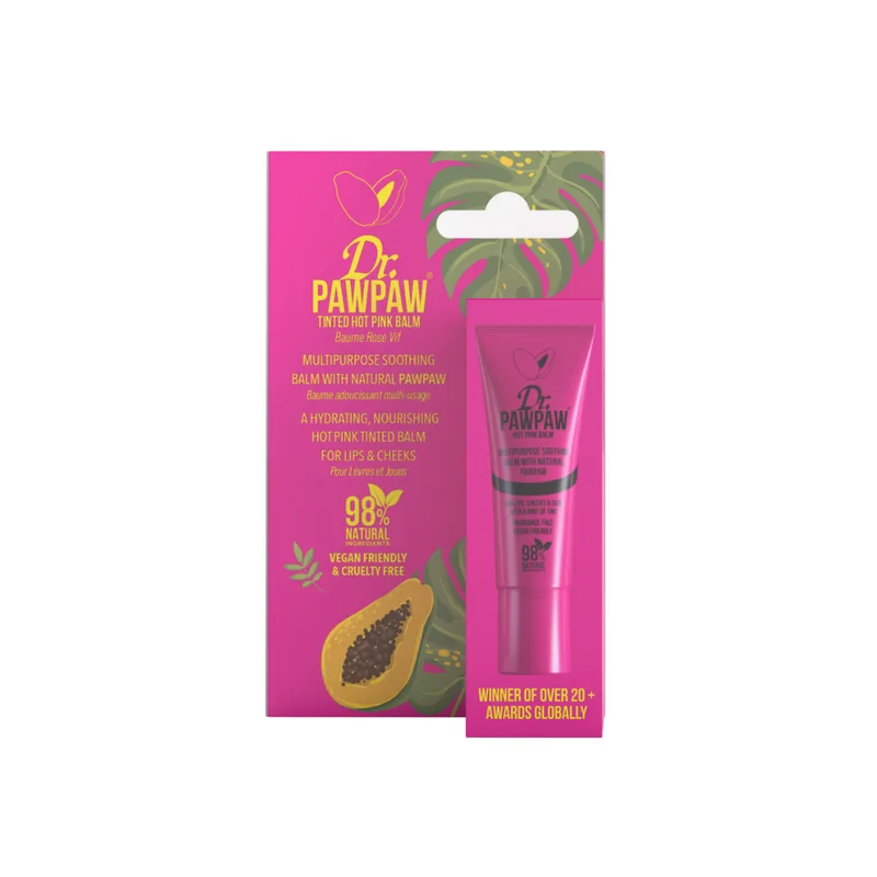 Multipurpose Tinted Lip Balm - Hot Pink