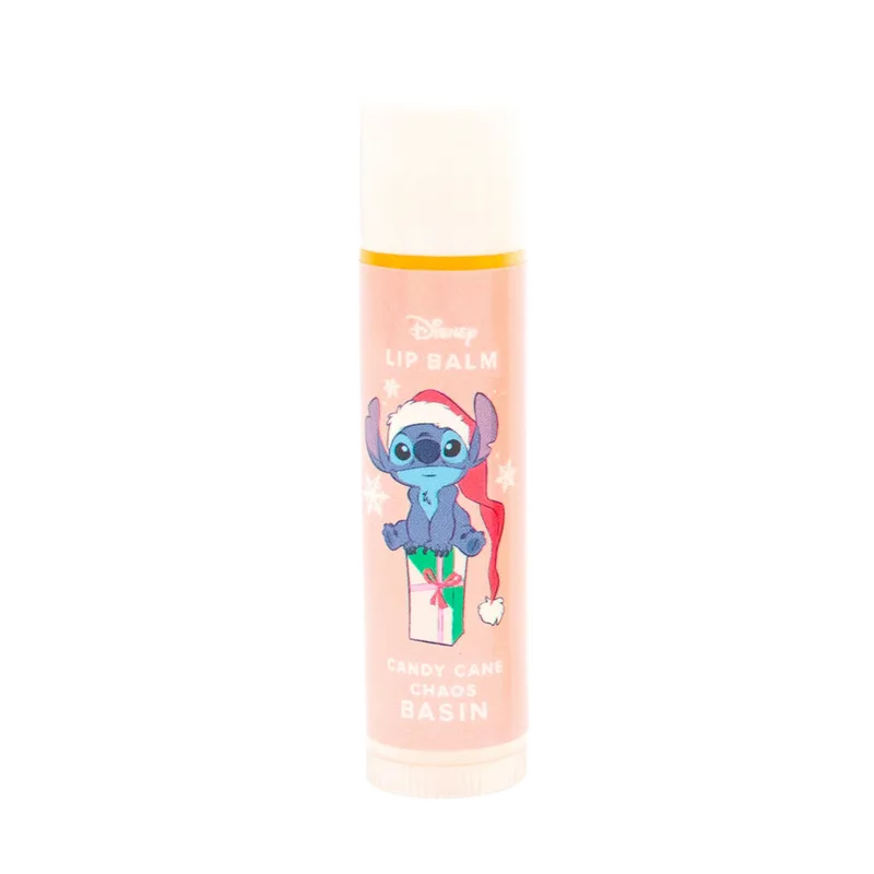 Disney Stitch Holiday Lip Balm, Candy Cane Chaos (Stitch & Present)