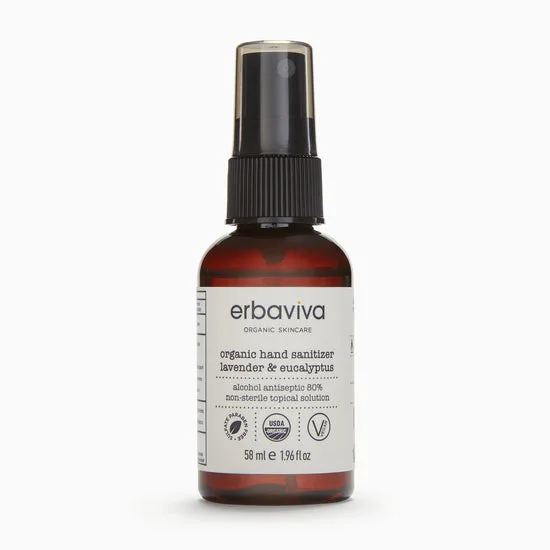 Organic Hand Sanitizer, Lavender & Eucalyptus