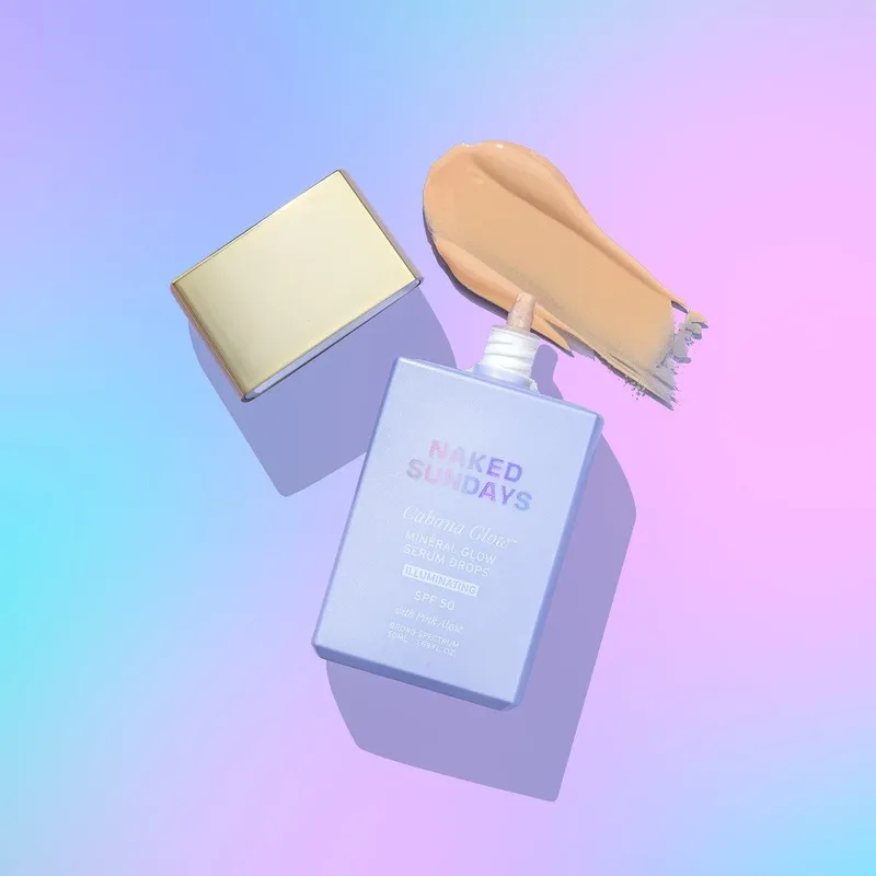 CabanaGlow Mineral Glow Serum Drops, SPF 50, Illuminating