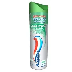 Deep Impact +Whitening Fluoride Toothgel, Fresh Mint
