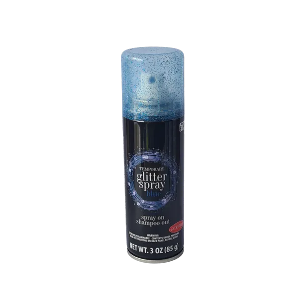 Temporary Glitter Spray, Blue