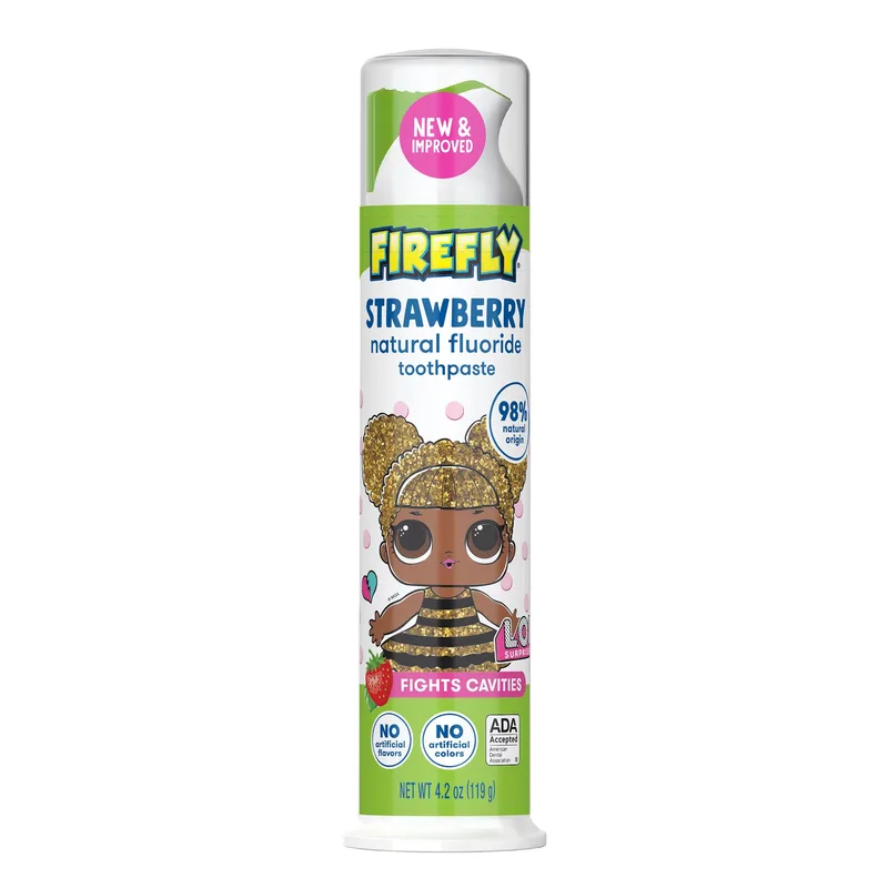 Natural Fluoride Toothpaste, Strawberry
