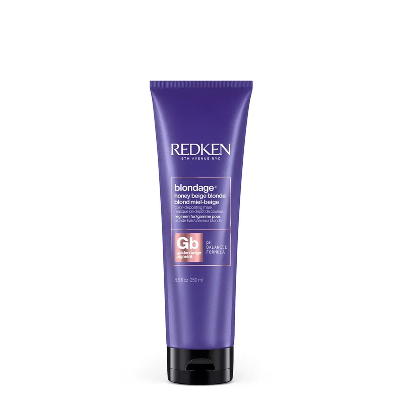 Blondage Color Depositing Mask for Honey Beige Blonde Hair Color, Pigmented Hair Mask