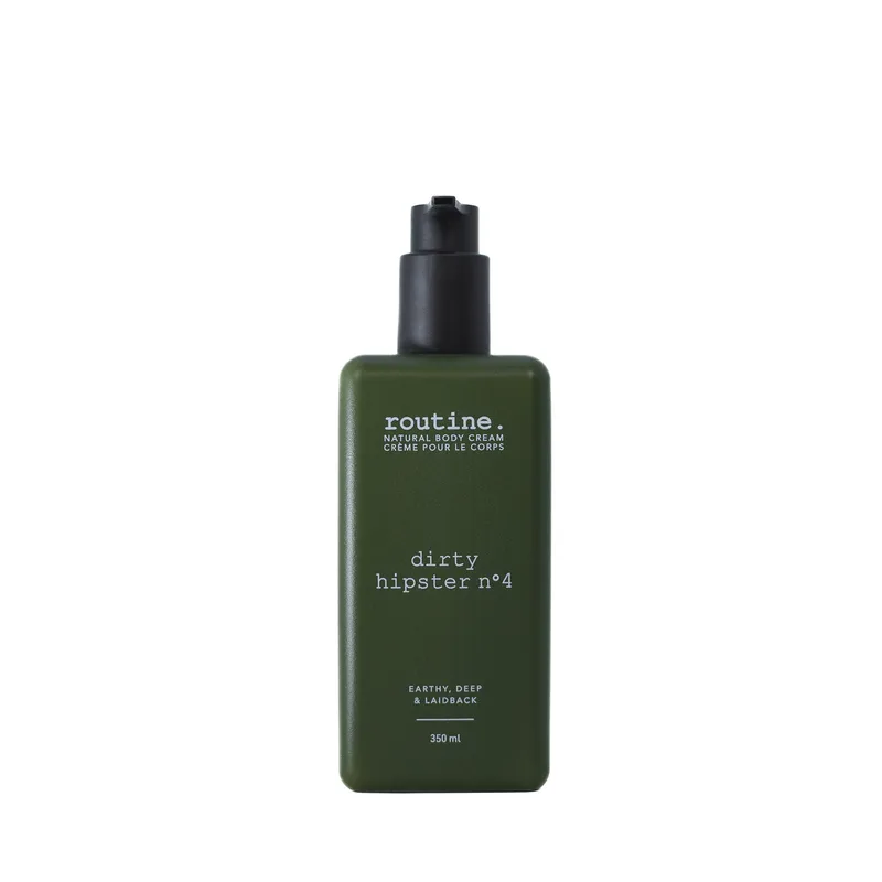 Natural Body Cream, Dirty Hipster No. 4