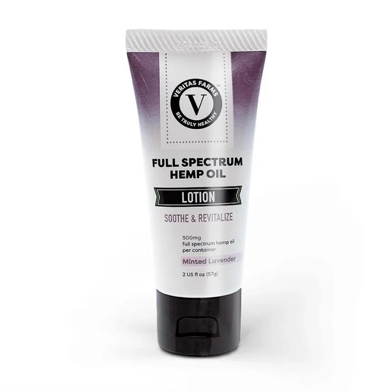 Full Spectrum Hemp Oil Soothe & Revitalize Lotion, Minted Lavender (2020 formulation)