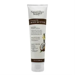 Nature's Place Beauty Coconut Oil Body Butter, Coconut Vanilla (2019 formulation)
