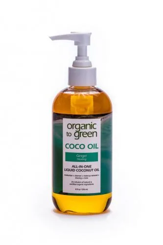 Coco Oil Liquid Coconut Oil, Ginger