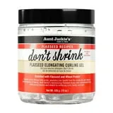 Flaxseed Recipes Don't Shrink Elongating Hair Curling Gel for Natural Curls, Coils and Waves, Helps Prevent Dryness and Flaking