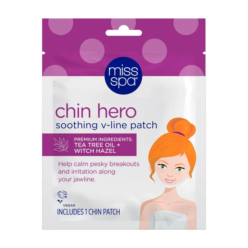 Chin Hero Soothing v-Line Patch, tea tree oil + witch hazel