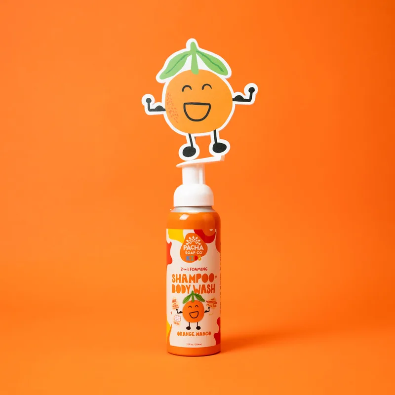CO Orange Mango 2-In-1 Foaming Shampoo & Body Wash