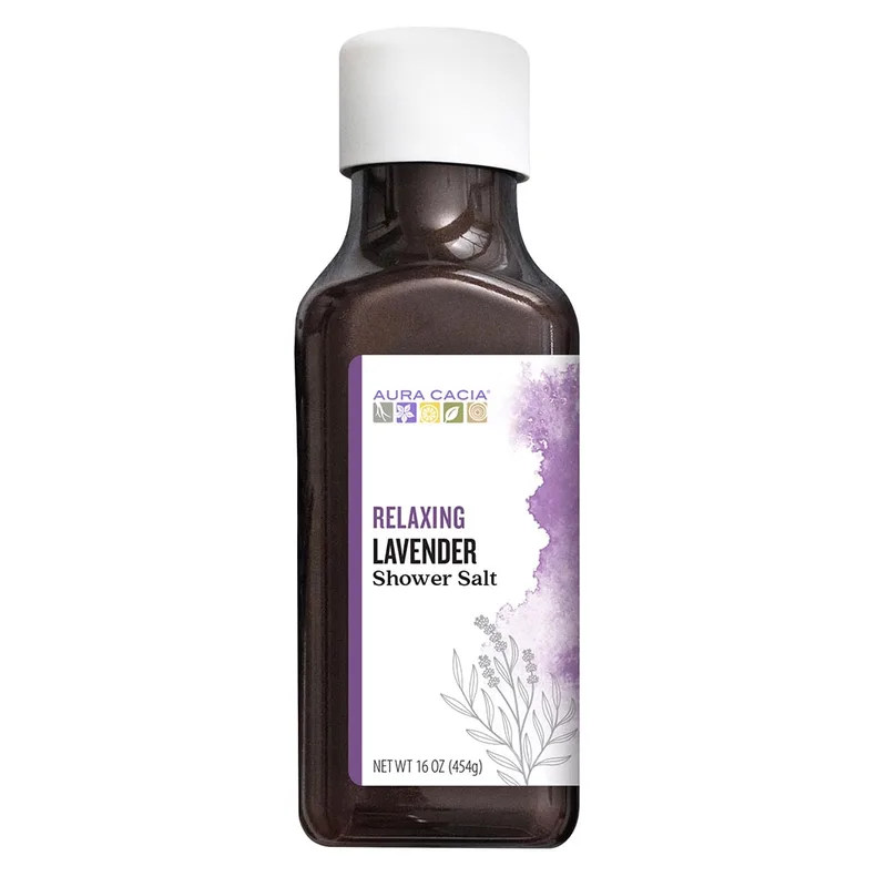 Relaxing Shower Salt, Lavender (2020 formulation)