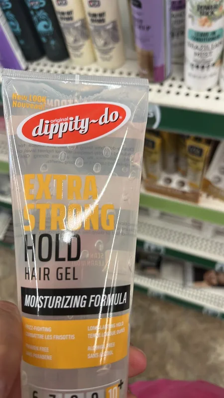 Extra Strong Hold Hair Gel, Moisturizing Formula