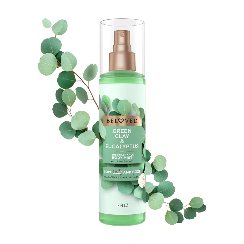 Fine Fragrance Body Mist, Green Clay & Eucalyptus