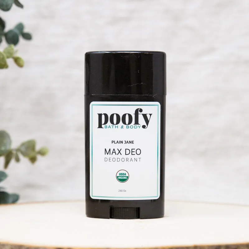 MAX DEO Deodorant, Plain Jane (Unscented)