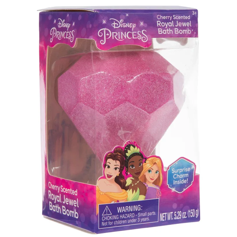 Princess Royal Jewel Bath Bomb, Cherry Scented, Cherry