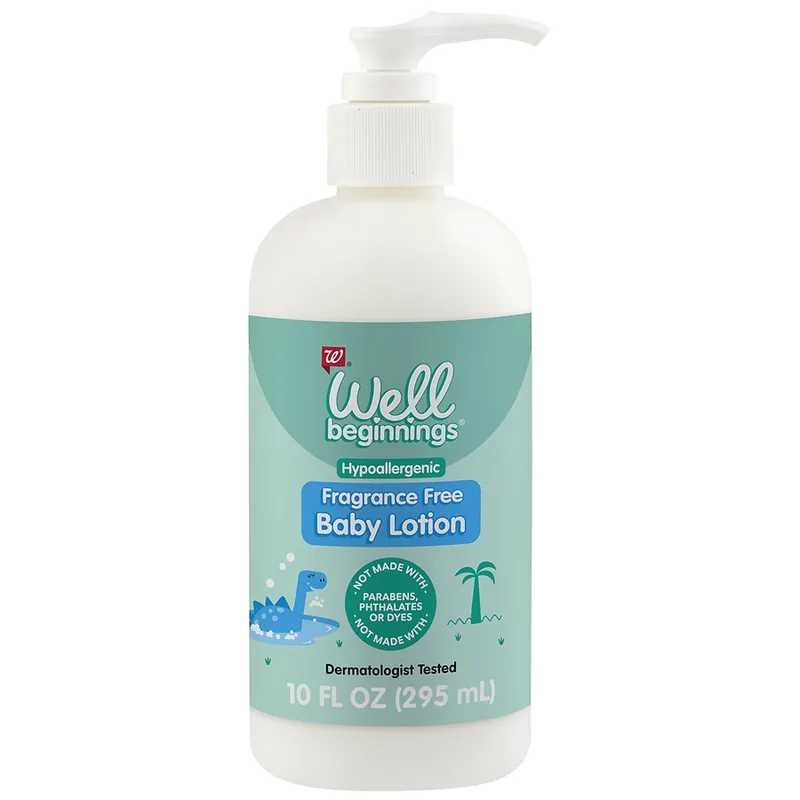 Well Beginnings Baby Lotion, Vanilla Apricot (2020 formulation)