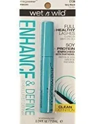 Megawear Enhance & Define Mascara, C136 Very Black (2019 formulation)