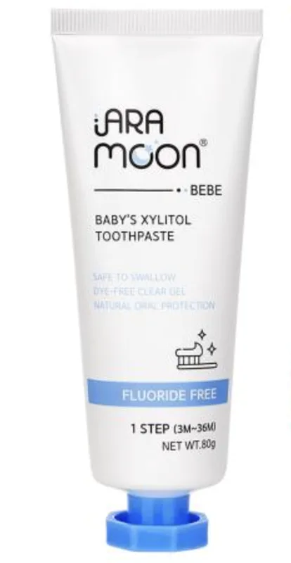 Bebe Baby's Xylitol Toothpaste, Fluoride Free Blueberry