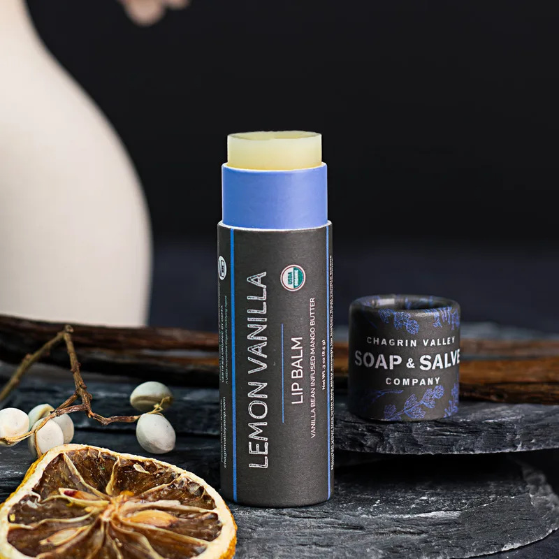 Chagrin Valley Soap and Salve Company Lip Balm, Lemon Vanilla Stick