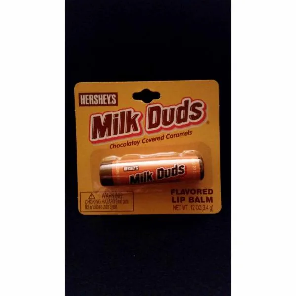 Milk Duds Lip Balm, Chocolatey Covered Caramels (2019 formulation)