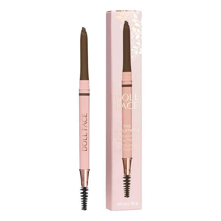 the Sculptress Chiseled Brow Pencil, Deep Brown Tps 04 (2020 formulation)