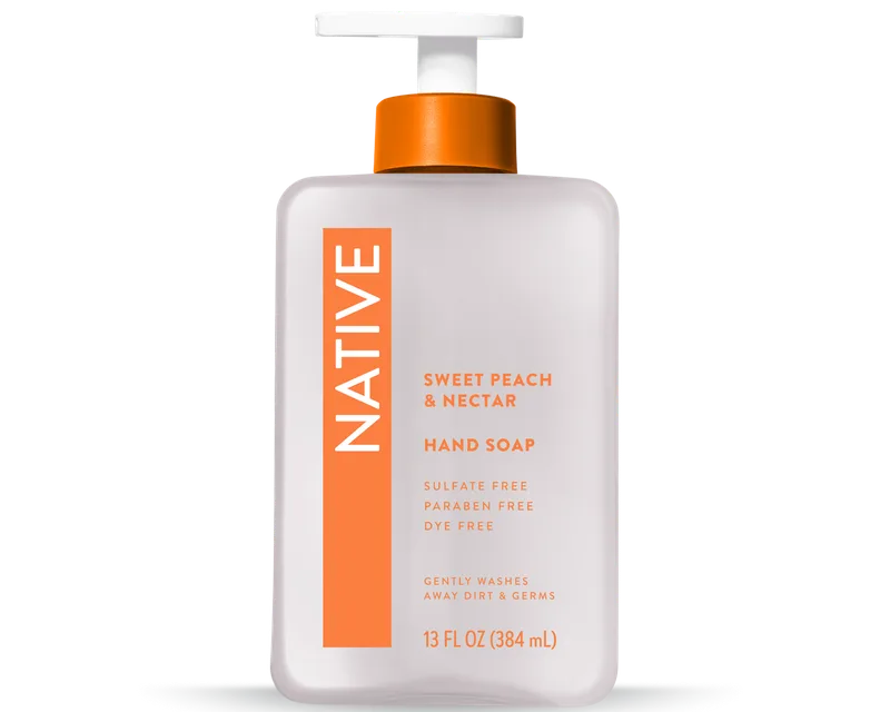 Liquid Hand Soap, Sweet Peach & Nectar