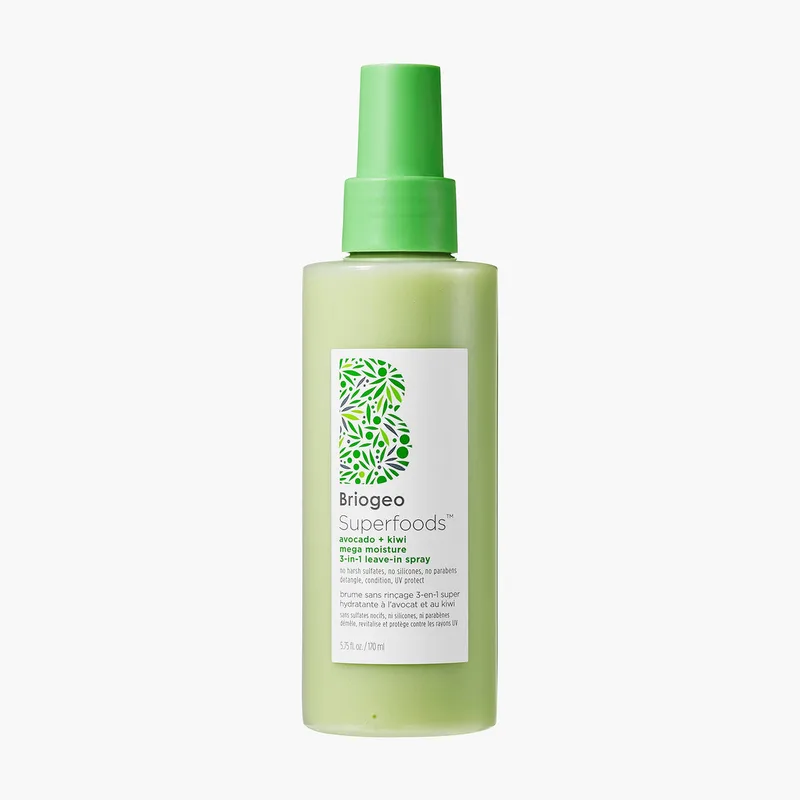 Superfood, Avocado + Kiwi, Mega Moisture 3-In-1 Leave-In Spray