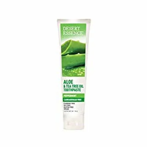 Aloe & Tea Tree Oil Toothpaste, Peppermint (2020 formulation)