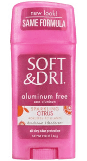Deodorant, Sparkling Citrus (2019 formulation)