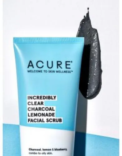 Incredibly Clear Charcoal Lemonade Facial Scrub, Charcoal, Lemon & Blueberry (2018 formulation)