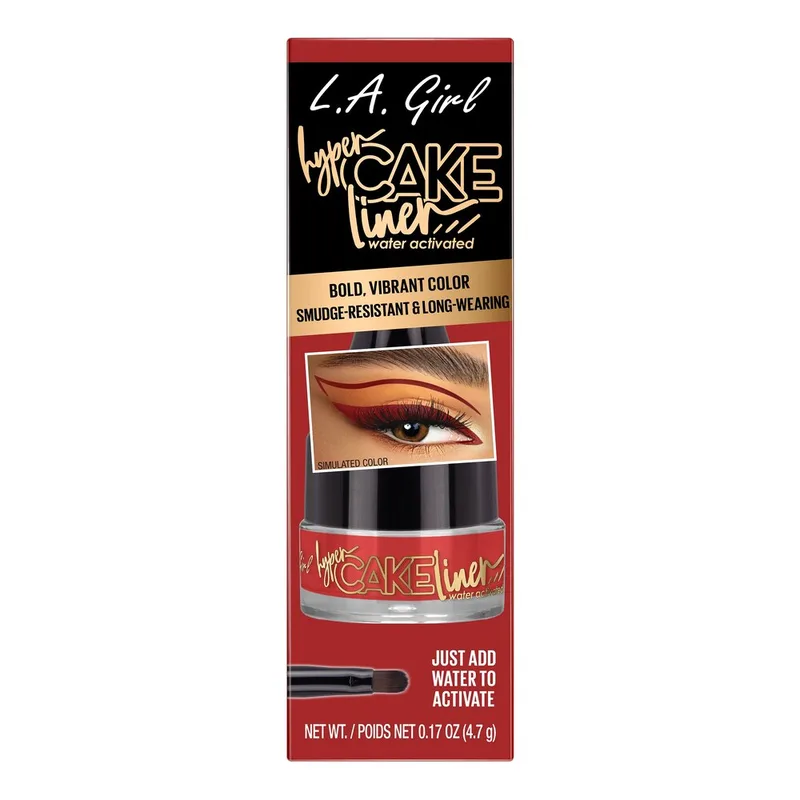 L.a. Girl, Hyper Cake Liner, Flamin' Red Gpp26