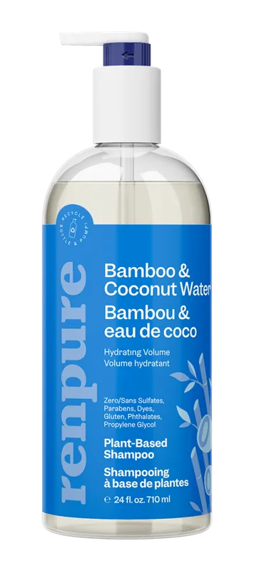 Hydrating Volume Plant-Based Shampoo, Bamboo & Coconut Water