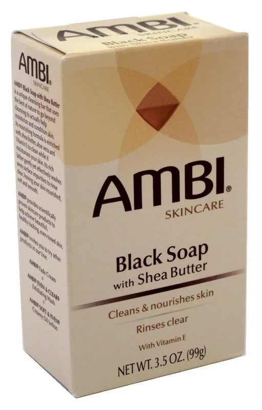 Skincare Black Soap With Shea Butter (2019 formulation)
