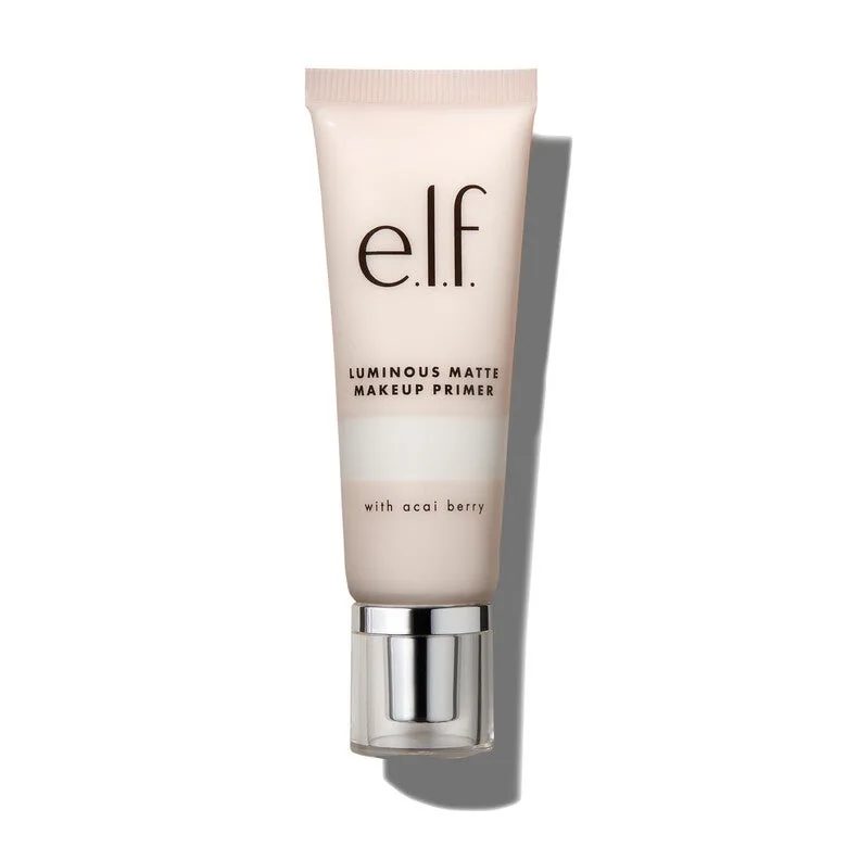 e.l.f Cosmetics Beautifully Bare Luminous Matte Makeup Primer, With Acai Berry