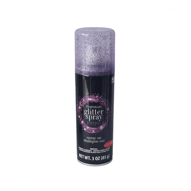 Temporary Glitter Spray, Purple
