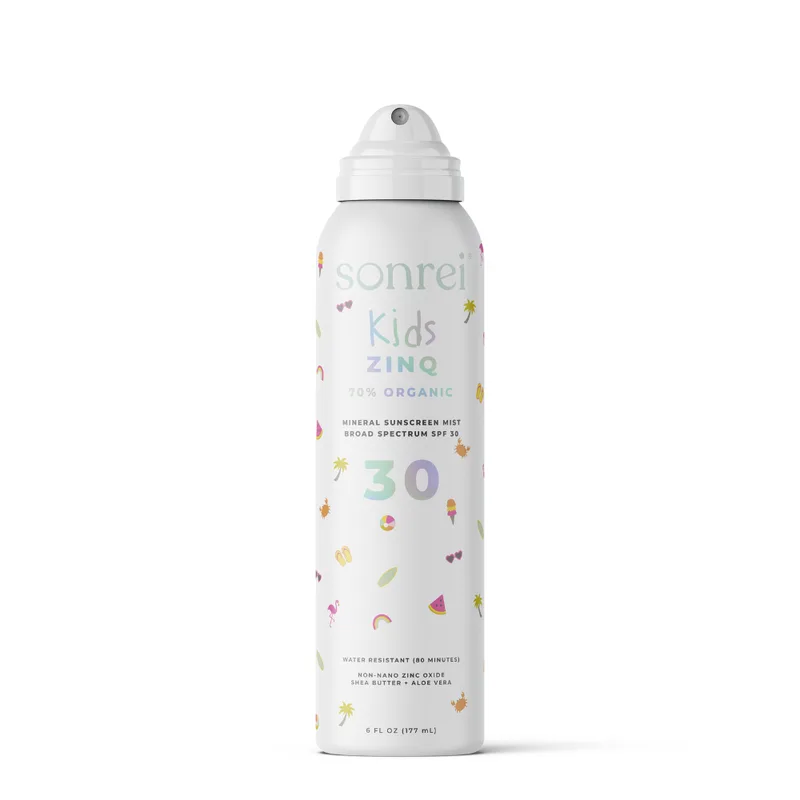 Kids Zinq Organic Mineral Mist Sunscreen, SPF 30