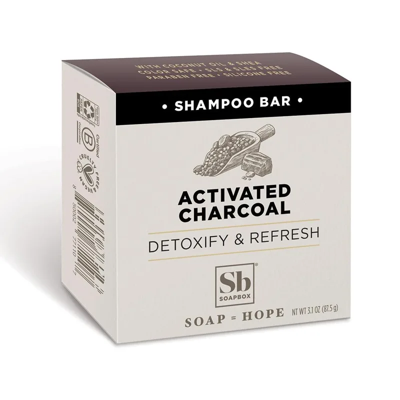 Detoxify & Refresh Shampoo Bar, Activated Charcoal (2020 formulation)