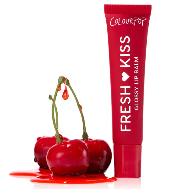 Fresh Kiss Glossy Balm Peptide Glossy Lip Balm, Cherry Glaze