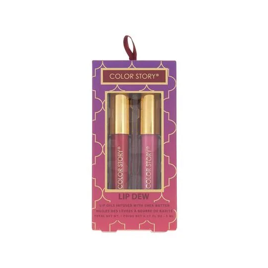 Lip Dew Lip Oils Infused With Shea Butter, Pink Glaze