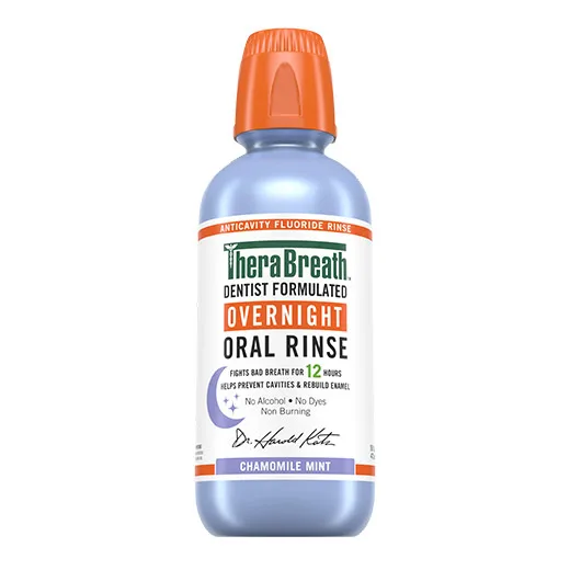 Overnight Mouthwash, Chamomile Mint Flavor, Alcohol Free