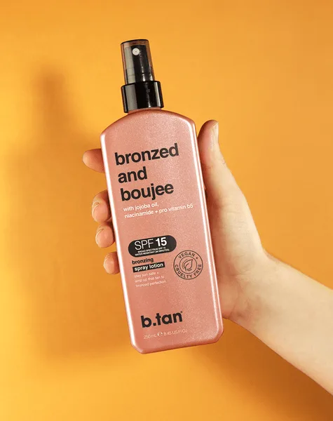Bronzed And Boujee SPF 15 Bronzing Spray Lotion