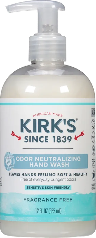 Odor Neutralizing Hand Wash, Fragrance Free (2020 formulation)