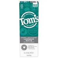 Luminous White Anticavity Fluoride Toothpaste, Clean Mint (2020 formulation)